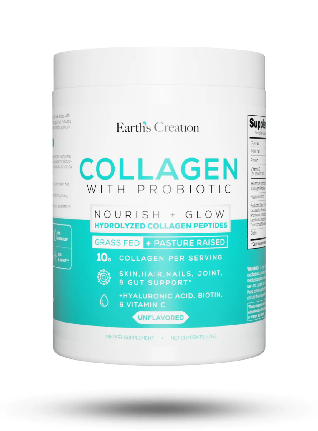 Hydrolyzed Collagen Peptides + Probiotics (Earth's Creation)